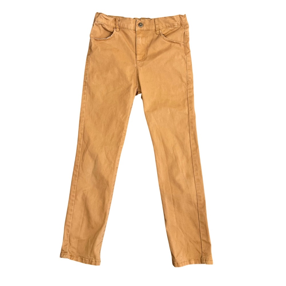 Appaman Boys‎ Tobacco Brown Slim Chino Pants Adjustable Waist Size 10